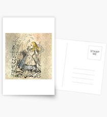 Alice In Wonderland Postkarten