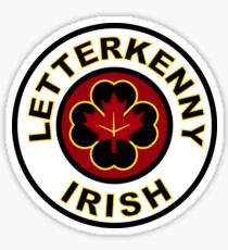 Pegatina letterkenny irlandés