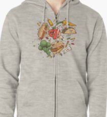 Tasty Showdown Zipped Hoodie