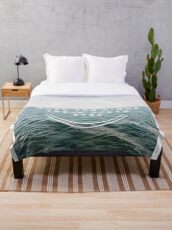 ocean eyes Throw Blanket