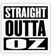 Straight Outta Oz - Dorothy & Toto in the Hood - Movie Mashup - Not in Kansas Anymore Sticker