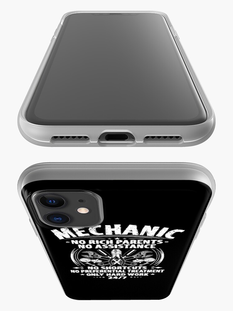 "Mechanic/Mechanics/Hard Work/Gearhead/Gift/Present" iPhone Case