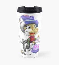 Charcoal and Oil - Jiminy Cricket Travel Mug