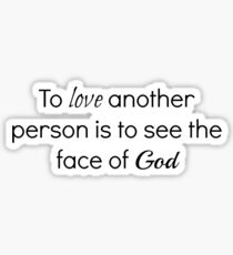 Les Miserables Quote Sticker