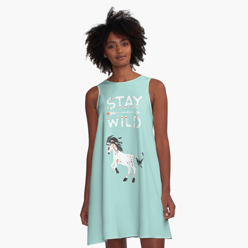 Stay Wild A-Line Dress
