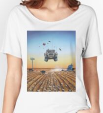 Are We There Yet?! Moonie. Women's Relaxed Fit T-Shirt