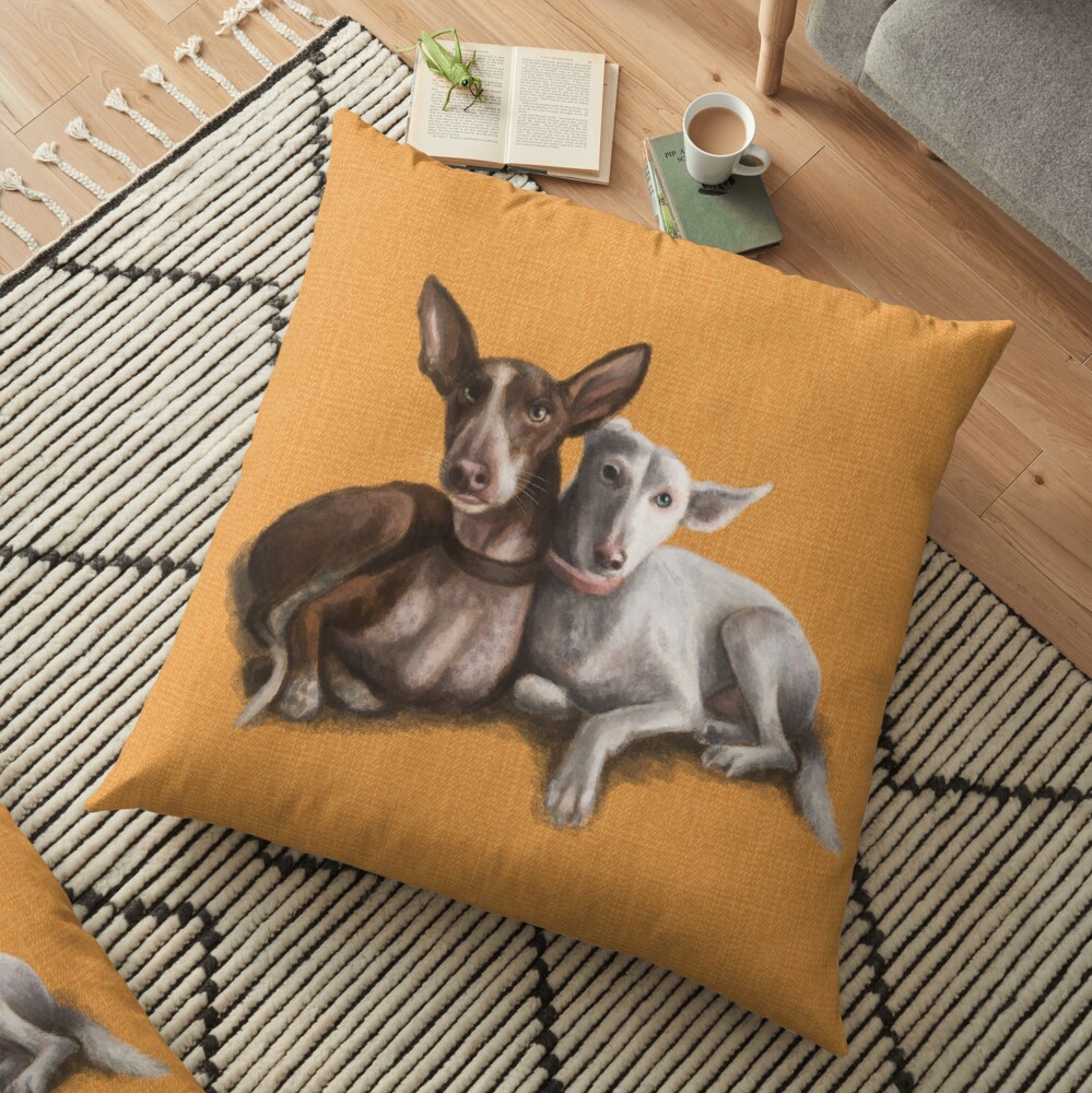 The Podenco Floor Pillow