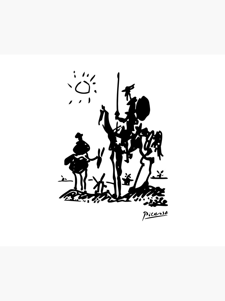 Pablo Picasso Don Quixote 1955 Artwork Shirt, Reproduction by clothorama