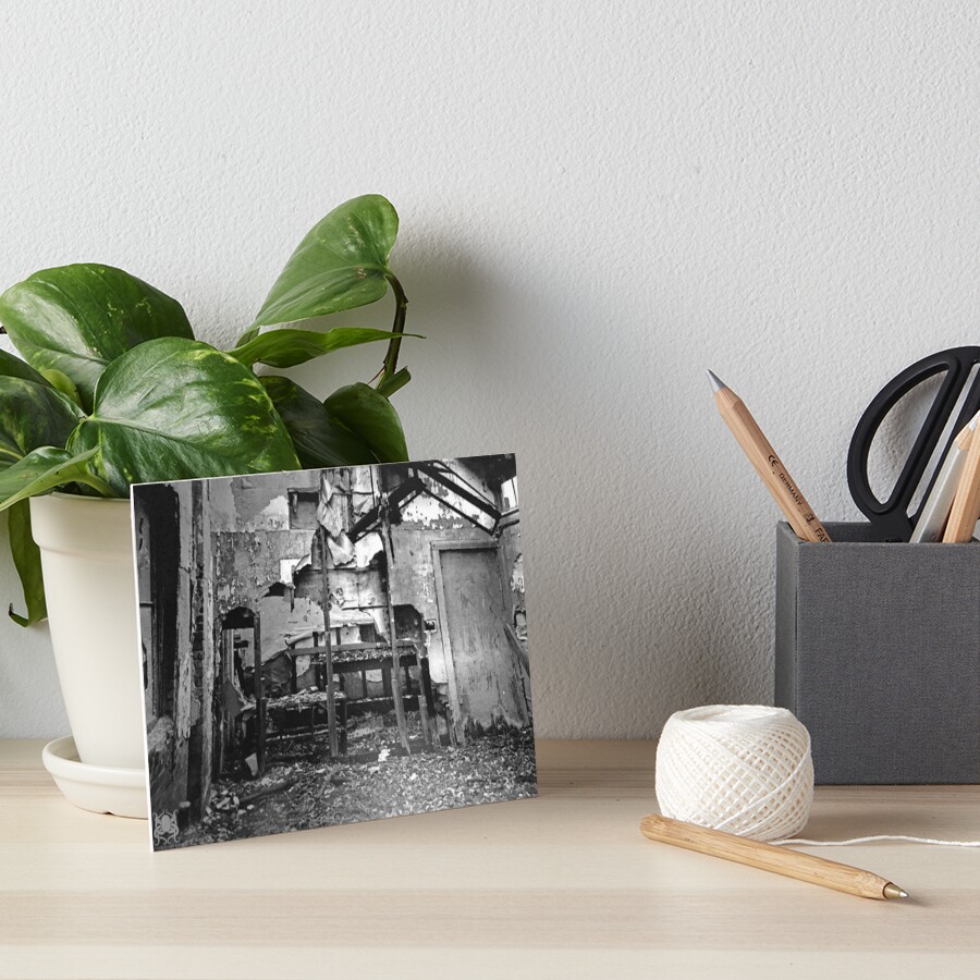Decayed Walls Art Board Print