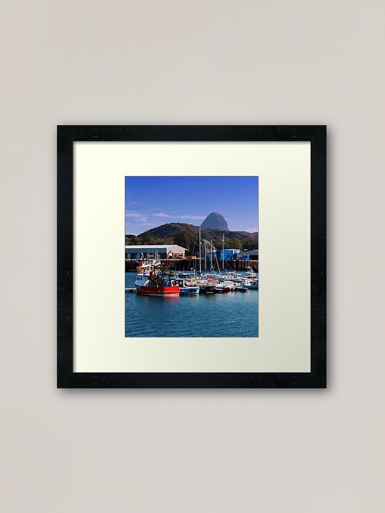 Alternate view of Lochinver Harbour Suilven Behind Framed Art Print