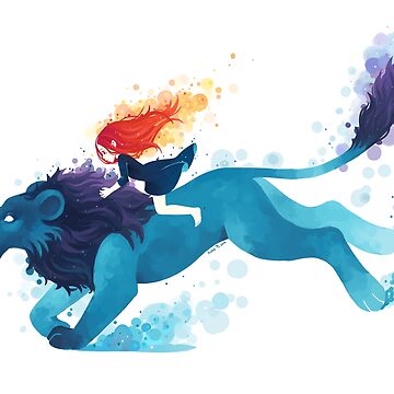 Artwork thumbnail, Lion Rider by freeminds