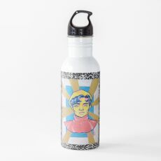 Composition Notebook Drawing Water Bottle