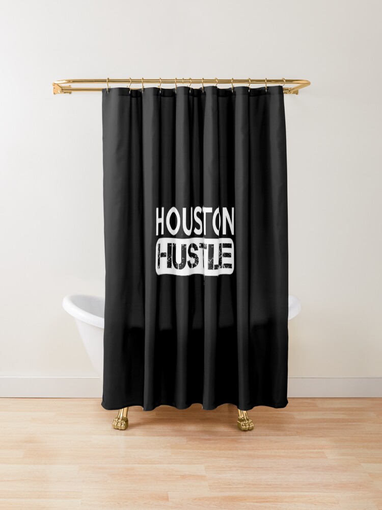 Houston Hustle Tx Space City Sport Fan H Town Shower Curtain By