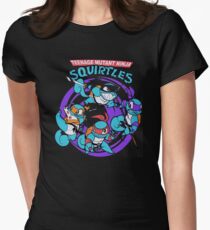 Teenage Mutant Ninja Squirtles Women's Fitted T-Shirt