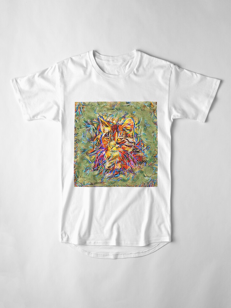 Alternate view of Ninja Cat. Deep Neural Networks #Art Long T-Shirt