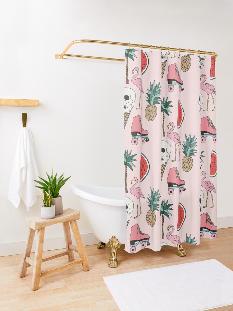 Alternate view of Summer by Elebea Shower Curtain