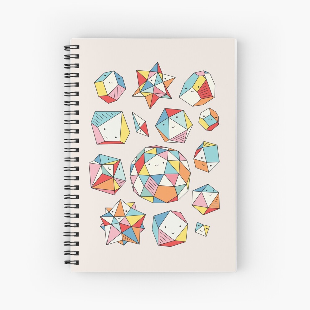 Power rocks by Elebea Spiral Notebook