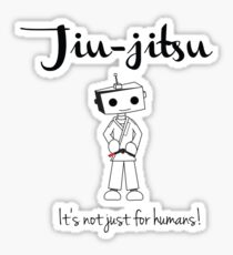 Robots love BJJ Sticker
