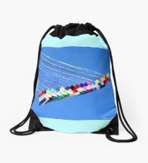 Dip and Dive, Wild and Free Drawstring Bag