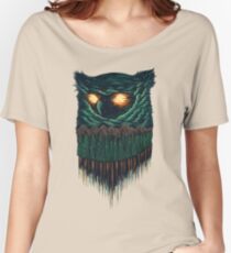 owl forest Women's Relaxed Fit T-Shirt