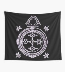 Magical Circle of King Solomon INVERTED Wall Tapestry
