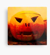 Mr. Pumpkin Metal Print