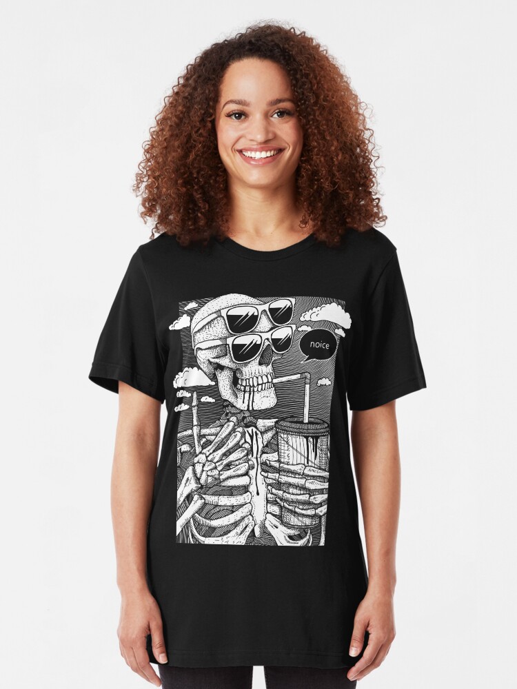 Alternate view of Noice Skeleton Slim Fit T-Shirt