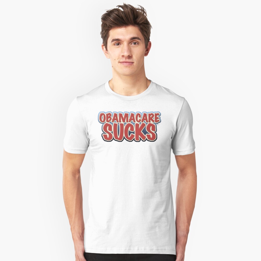 Obamacare Sucks Slim Fit T-Shirt