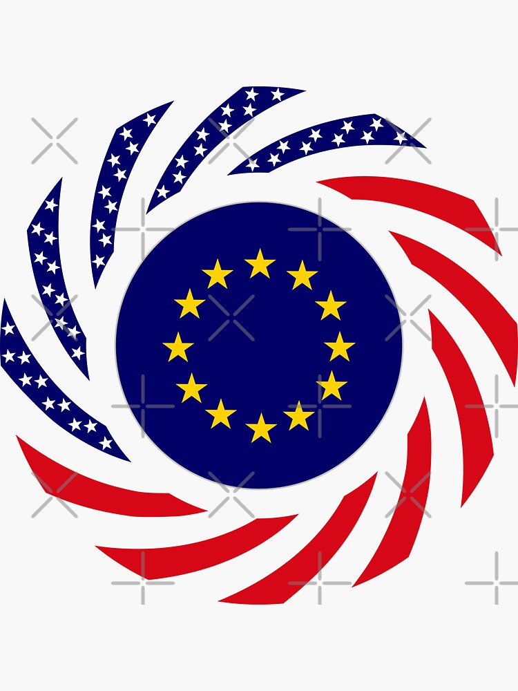 European American Multinational Patriot Flag Series by carbonfibreme