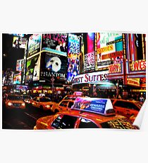 Times Square in New York City Poster