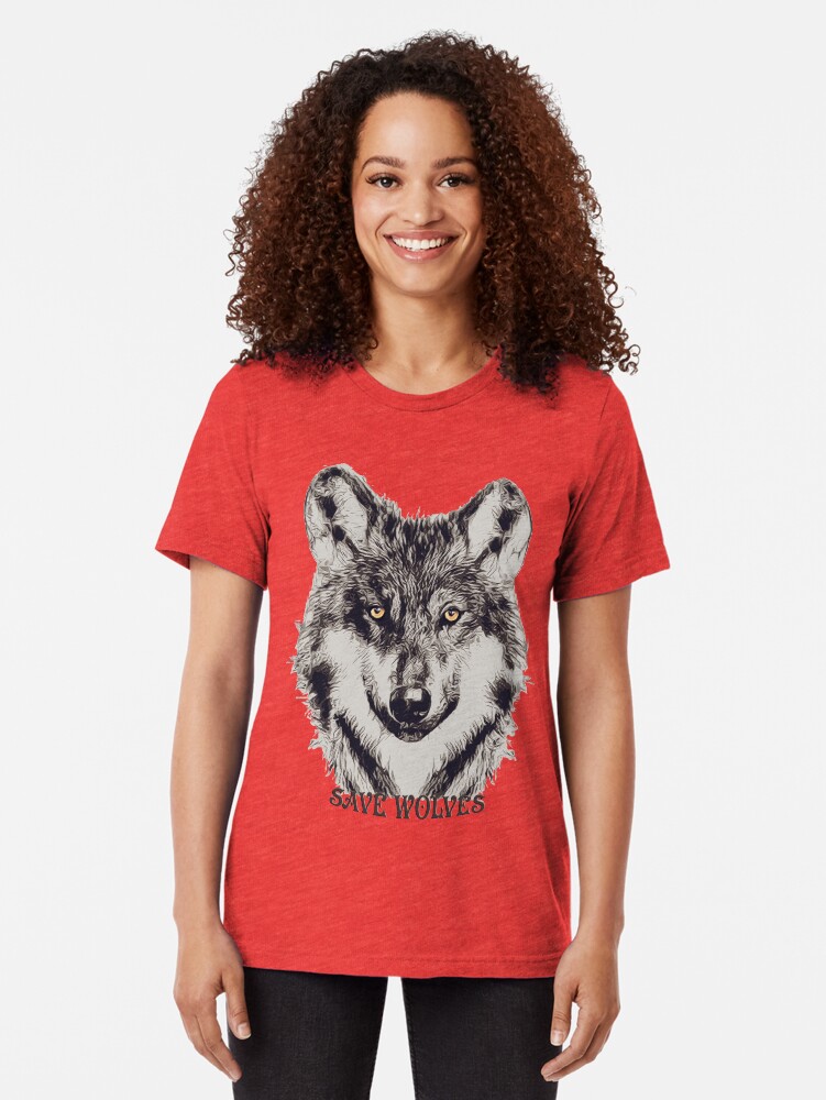 Alternative Ansicht von SAVE WOLVES Vintage T-Shirt