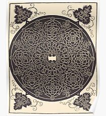 Albrecht Dürer or Durer The Fifth Knot with a six pointed white shield Poster