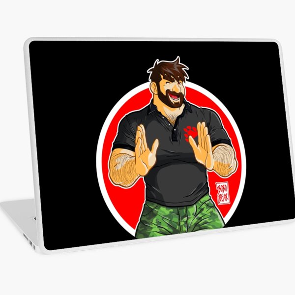 ADAM - BIG BOY (BLACK POLO) Laptop Skin