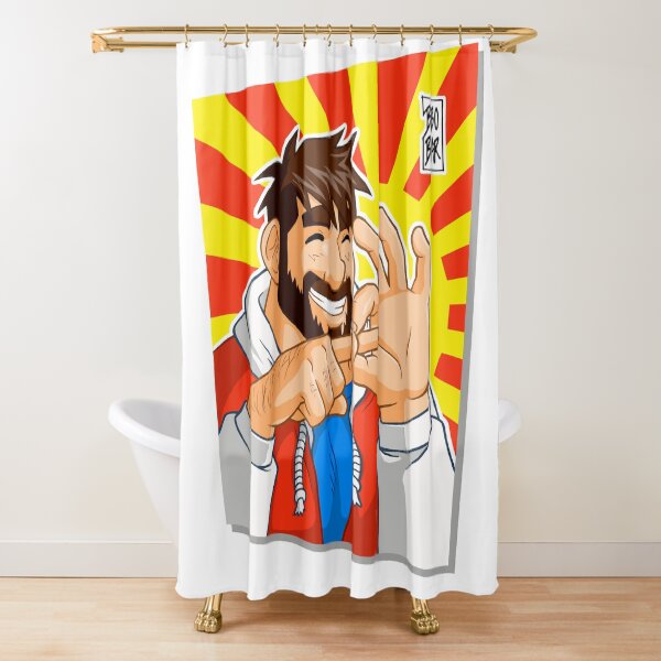 ADAM LIKES TO BE CHEEKY Shower Curtain