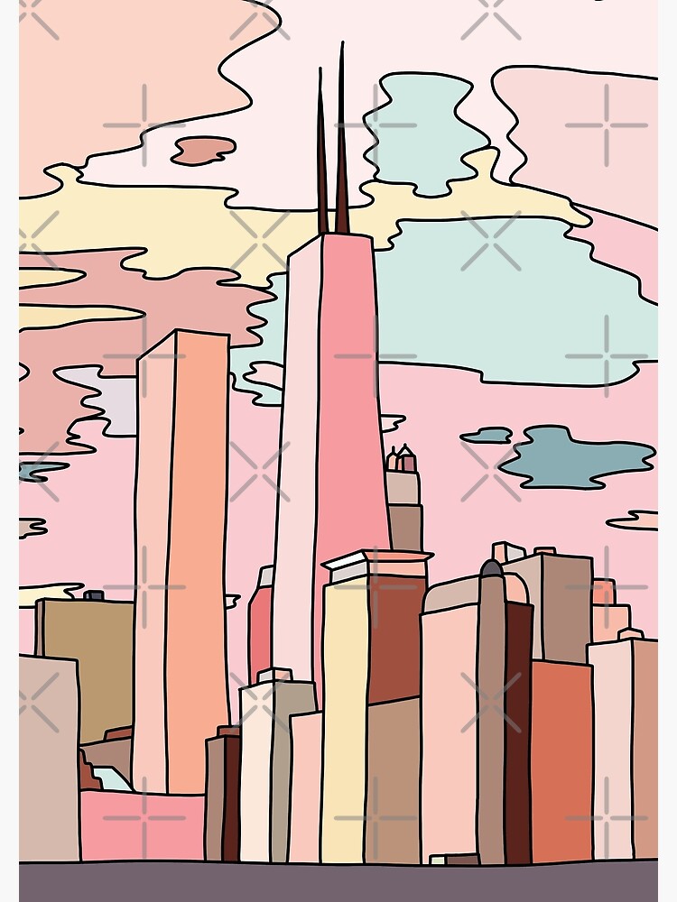 Chicago sunset by Sasa Elebea by elebea