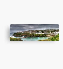 Port Isaac Panorama Canvas Print