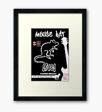 Mouse Rat Concert Poster Framed Print