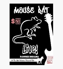 Mouse Rat Concert Poster Photographic Print