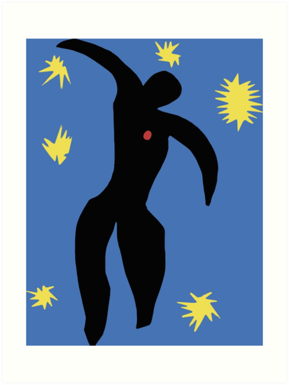 Download "Henri Matisse, Icarus (Icare) from Jazz Collection, 1947, No Background Artwork, Men, Women ...