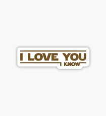 Star Wars - I Love You Sticker