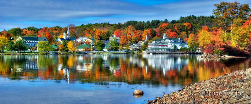 "Meredith, NH on Lake Winnipesaukee" by Bruce Taylor | Redbubble