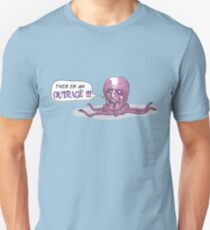 The Mighty Boosh -This Is An Outrage Slim Fit T-Shirt