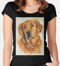 Golden Retriever Women's Fitted Scoop T-Shirt