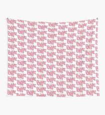 Pink Brat logo Tapestry