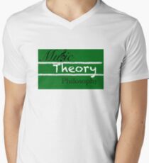 Official Logo For Music Theory Philosophy V-Neck T-Shirt