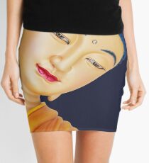 buddha face Mini Skirt