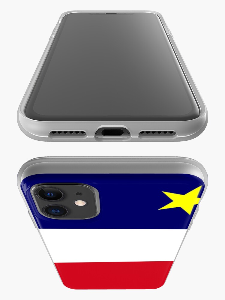Coque iPhone ''Drapeau acadien' : autre vue