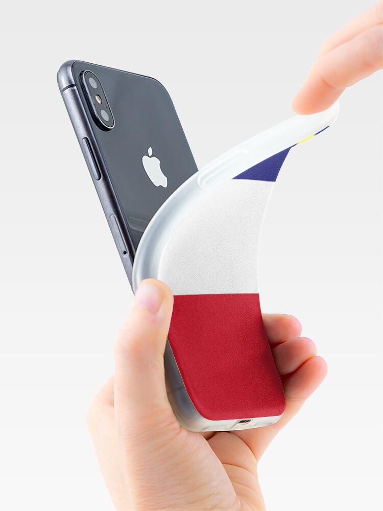 Coque iPhone ''Drapeau acadien' : autre vue