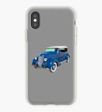 Blue 1936 Ford Phaeton Convertible Antique Car iPhone Case