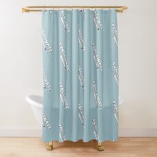#VACCINATE Public Health Nerd Sticker (NEW products now available!) Shower Curtain